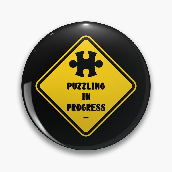 Item preview, Puzzling Thejigsawpuzzles Warning designed and sold by Hic21.