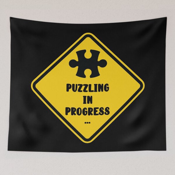 Item preview, Puzzling Thejigsawpuzzles Warning designed and sold by Hic21.
