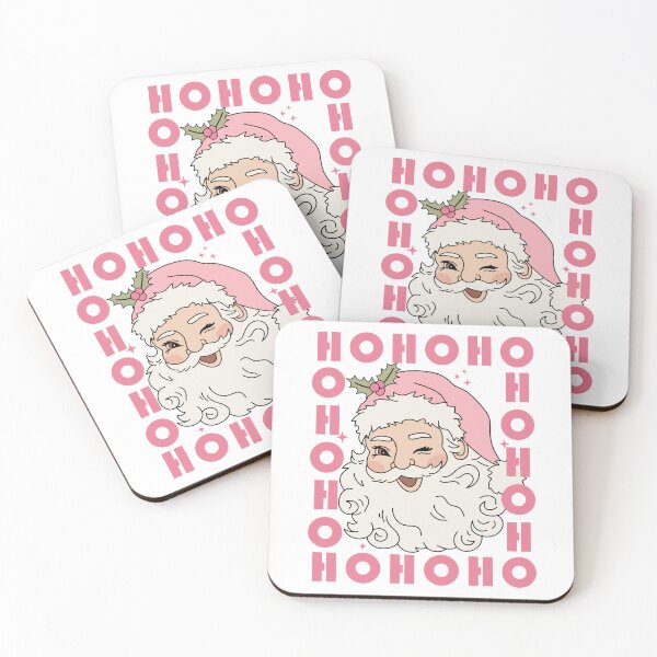 Item preview, RETRO VINTAGE PINK SANTA, PINK SANTA CLAUS designed and sold by FlutteringWings.