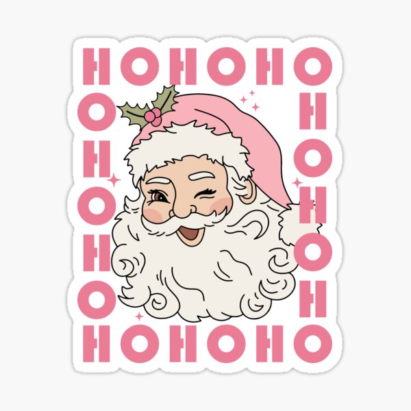 Vista previa del artículo con la obra «RETRO VINTAGE PINK SANTA, PINK SANTA CLAUS», diseñado y vendido por FlutteringWings.