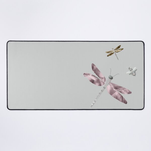 Item preview, Pretty metallic dragonflies with a cute embroidered dragonfly look. Caroline Laursen Original. designed and sold by Caroline Laursen.