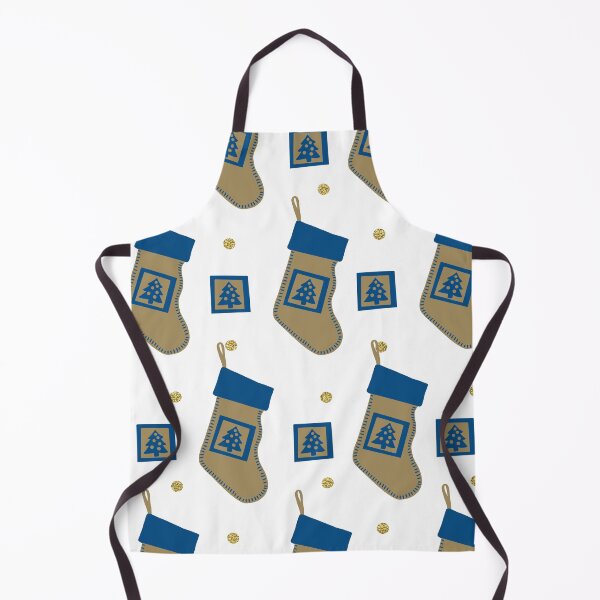Item preview, Blue and Gold Christmas Stockings designed and sold by dKarthdesign.