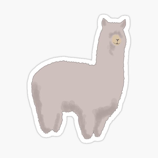 Cute Alpaca Sticker