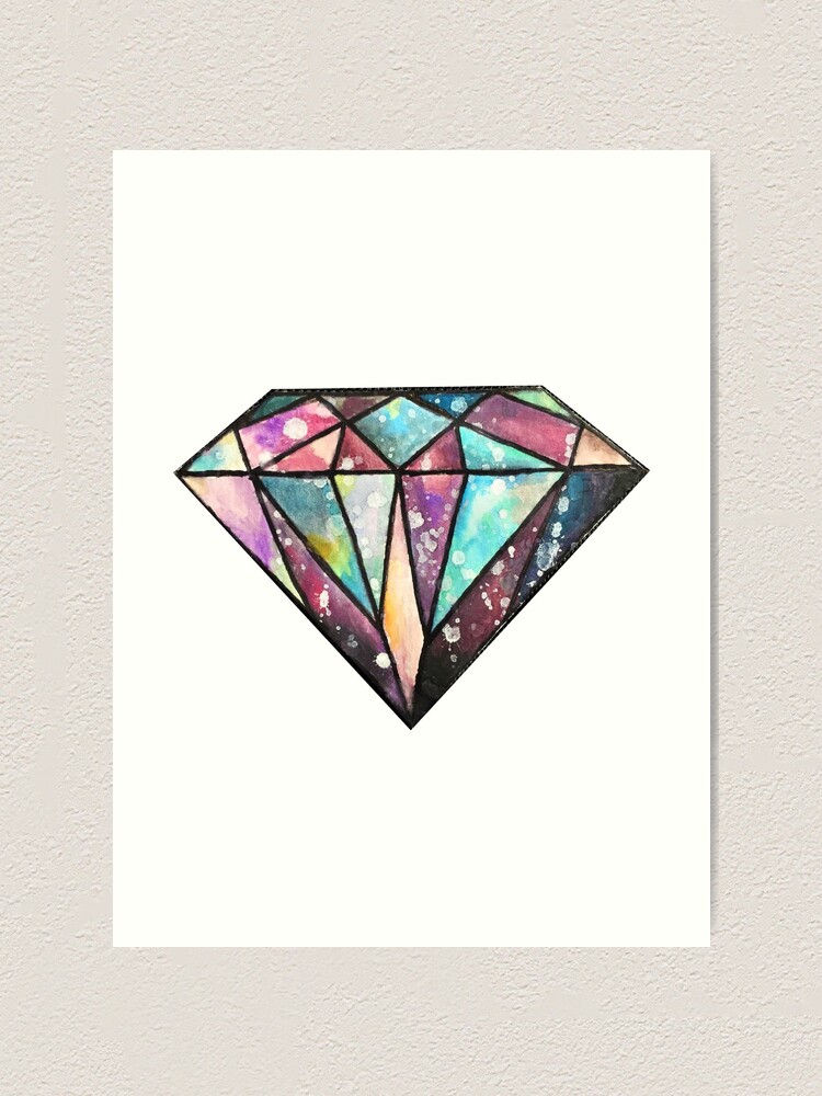 Galaxy Diamond Art Print for Sale by Sofia Elian
