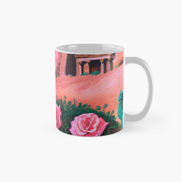 Item preview, Peaceful Petra at Sunrise with Camels and Roses Scene designed and sold by junkandpop.