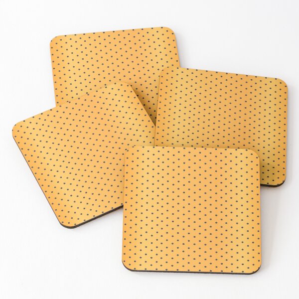 Item preview, Black Polka Dots and Golden Yellow designed and sold by DonnaSiggy.