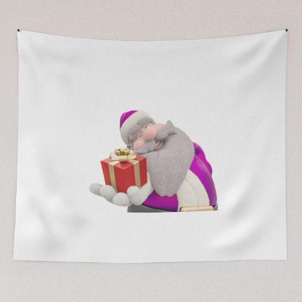 Item preview, retro vintage pink santa claus designed and sold by PRINTYDESING1.