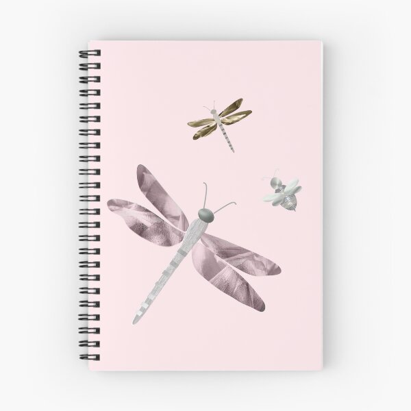 Item preview, Pretty metallic dragonflies with a cute embroidered dragonfly look.   Caroline Laursen Original. designed and sold by Caroline Laursen.