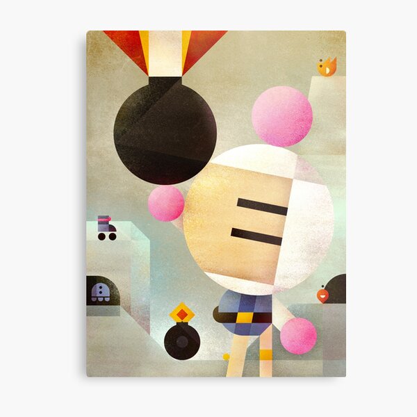 Bomberman remixed Metal Print