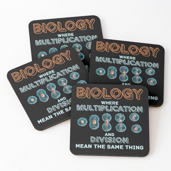 Item preview, Biology where Multiplication and Division Mean the Same Thing orange designed and sold by FlakeyBiscuit3.