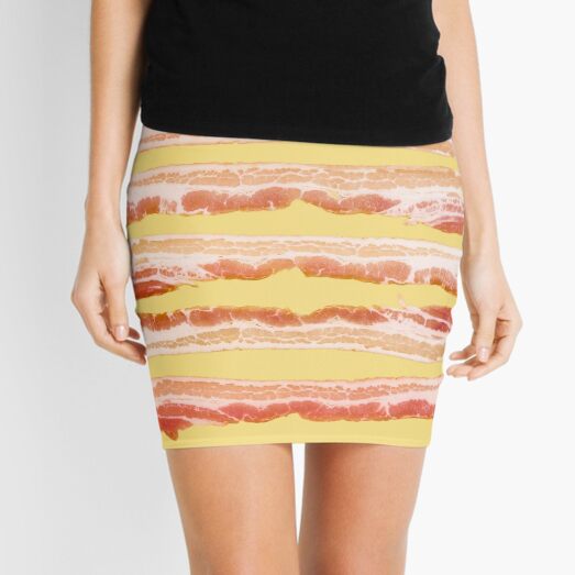 Bacon, Raw Mini Skirt