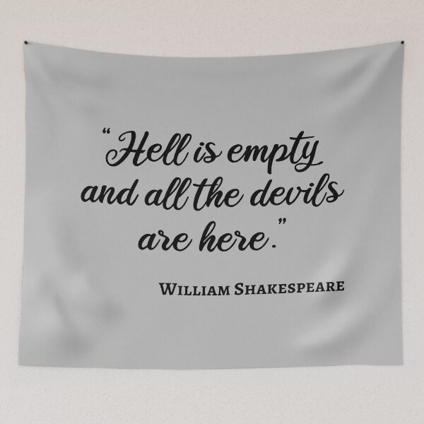 Item preview, Shakespeare Quote - All The Devils Are Here III designed and sold by Lemon Pepper.