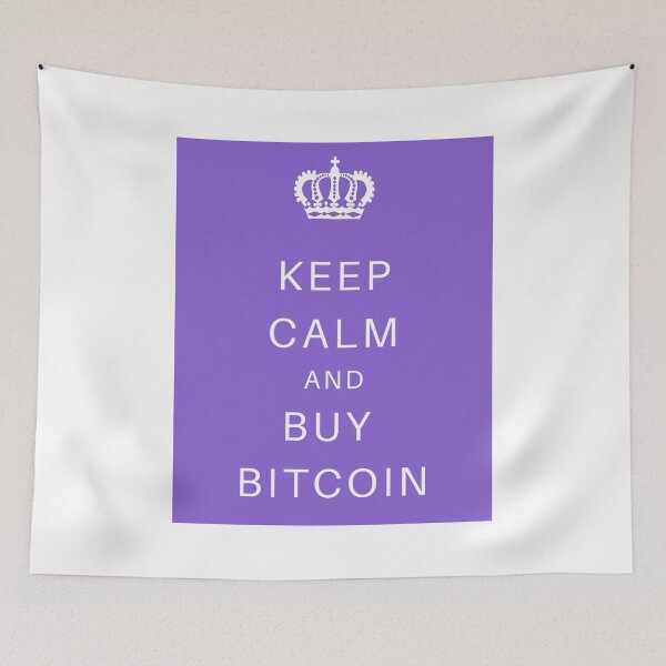 Item preview,  KEEP CALM AND BUY BITCOIN - PURPLE designed and sold by Jero-fan.