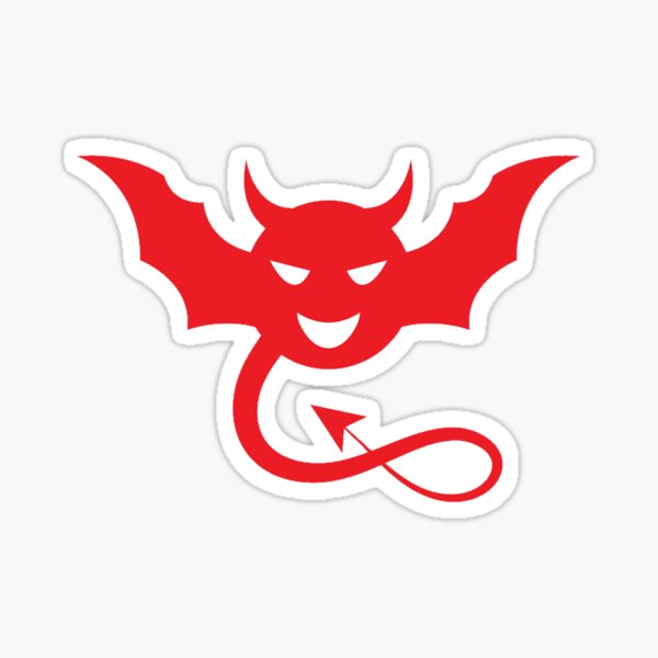 Red Devil Stickers for Sale