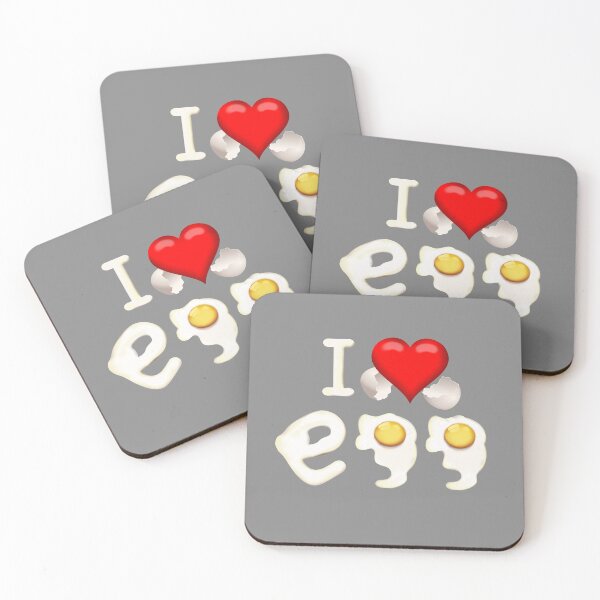 Item preview, I love Fried egg  designed and sold by TipTopTapo.