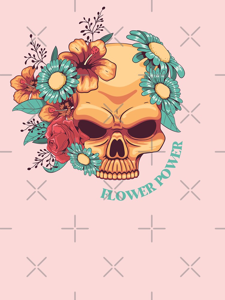 Flower Power Skull Brief