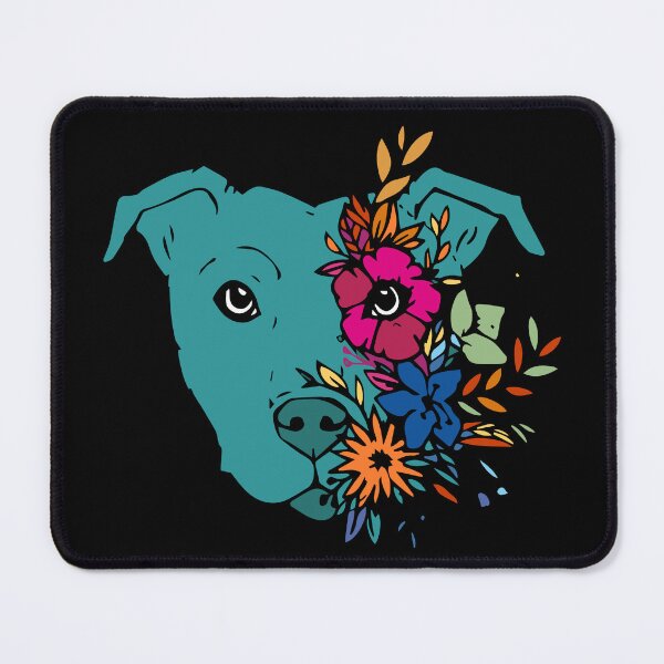 Item preview, Floral Staffy Staffordshire, Colorful Staffy , Staffy Mom ,Bull Dog LOVERS GIFT  designed and sold by Karmvy ⭐.