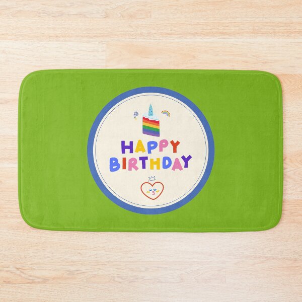 Item preview, Blue Cream Colorful Happy Birthday designed and sold by DisneyLegend724.