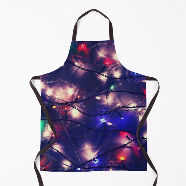 Item preview, HOLIDAY LIGHTS APRON designed and sold by Swooncake Press.