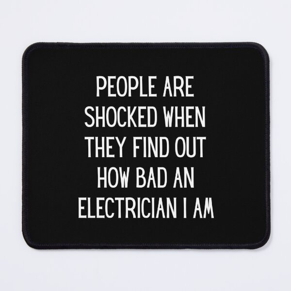 Item preview, Funny Electrician Pun | Funny Handyman Joke |  Pun Lover designed and sold by FunnyFactDesign.
