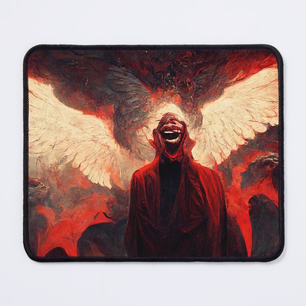 Item preview, Satan laughing spreads his wings designed and sold by artificialVideo.