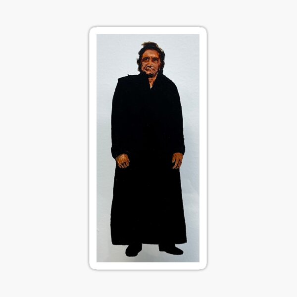 Detail: Der Mann in Schwarz/Johnny Cash Sticker