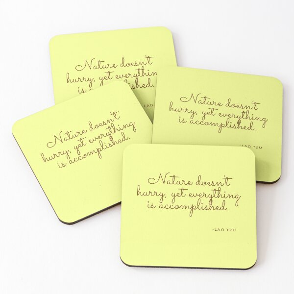 Item preview, 'Nature doesn't hurry, yet everything is accomplished'- Lao Tzu designed and sold by Rechtop.
