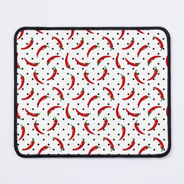 Item preview, Red chili peppers on polka dots designed and sold by mixMixtli.