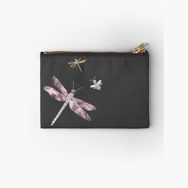 Item preview, Pretty metallic dragonflies with a cute embroidered dragonfly look.   Caroline Laursen Original. designed and sold by Caroline Laursen.