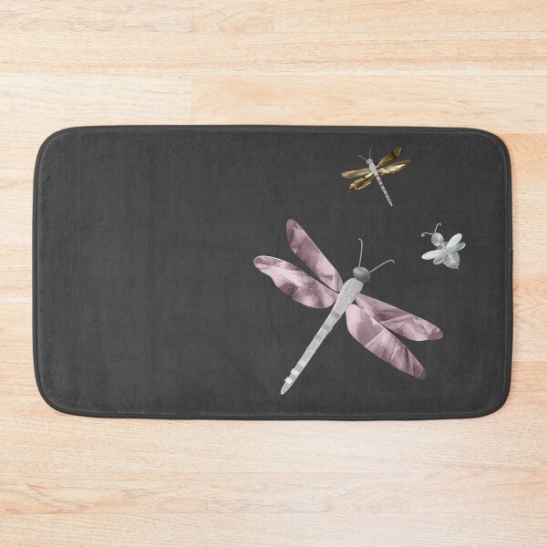 Item preview, Pretty metallic dragonflies with a cute embroidered dragonfly look.   Caroline Laursen Original. designed and sold by Caroline Laursen.
