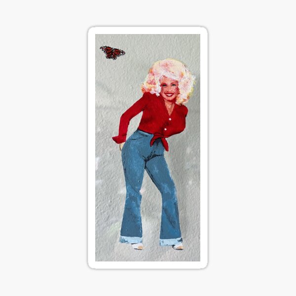 Ausschnitt: Dolly Parton Sticker