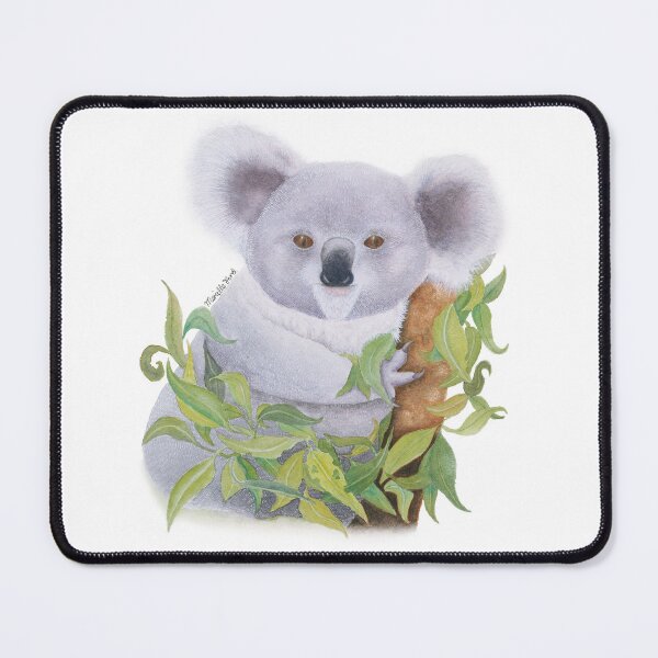 Item preview, Koala watercolour painting, cute Aussie animal art print by Australian artist designed and sold by artbymarielle.