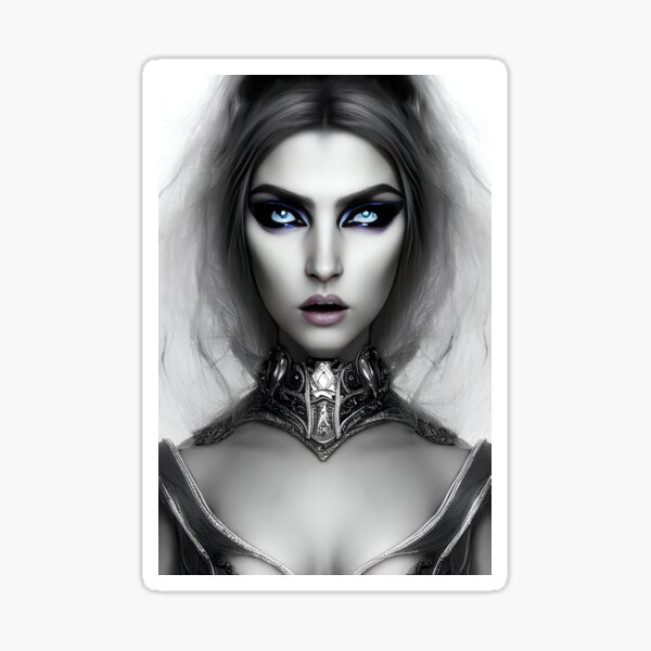 Beautiful Woman 4 Fantasy Aesthetic Fantasy Artwork Female Fantasy Art Sticker For Sale 5473