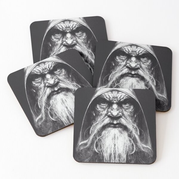 Item preview, Arch Mage Bearded Wizard designed and sold by TheDigitalAnvil.