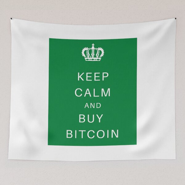 Item preview, KEEP CALM AND BUY BITCOIN - green designed and sold by Jero-fan.