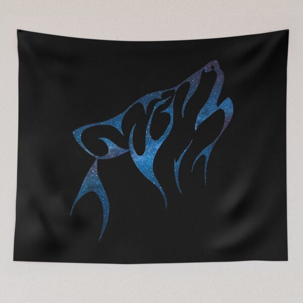 Item preview, Galaxy Tribal Wolf designed and sold by MMwolfdogden.