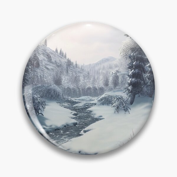 Item preview, Snowy Christmas Landscape designed and sold by SvBDesigns.