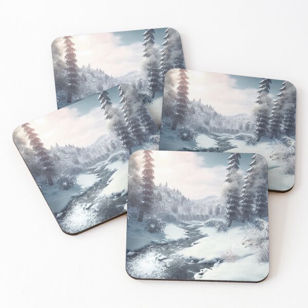 Item preview, Snowy Christmas Landscape designed and sold by SvBDesigns.