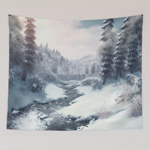 Item preview, Snowy Christmas Landscape designed and sold by SvBDesigns.