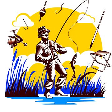 New Fishing T-Shirt | Sticker