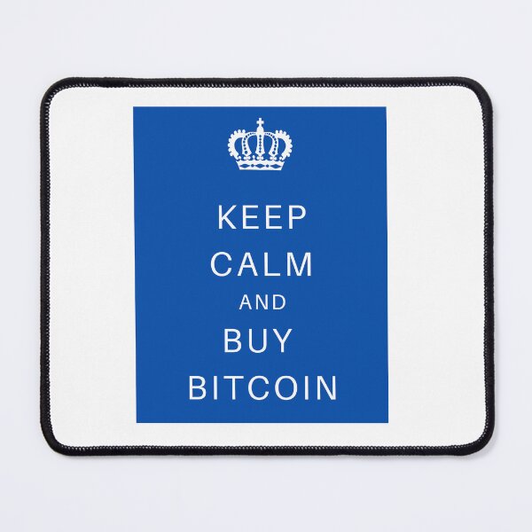 Item preview, Copie de KEEP CALM AND BUY BITCOIN - blue designed and sold by Jero-fan.