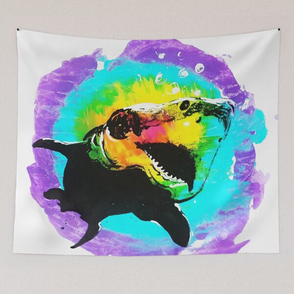 Item preview, Color Shark Do Do Do  designed and sold by Amanda Richmond.