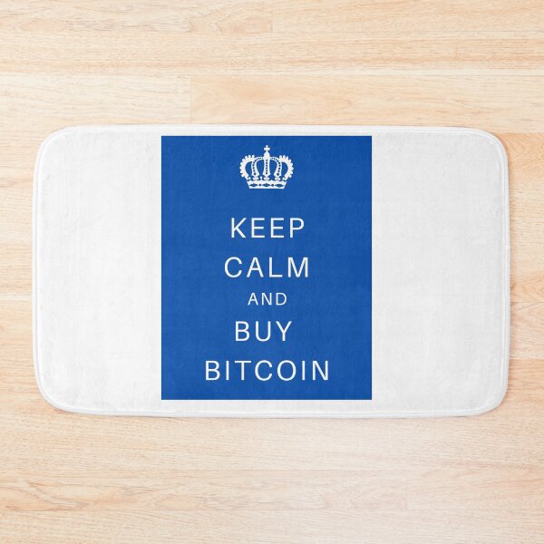 Item preview, Copie de KEEP CALM AND BUY BITCOIN - blue designed and sold by Jero-fan.