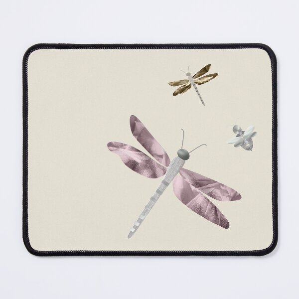 Item preview, Pretty metallic dragonflies with a cute embroidered dragonfly look.   Caroline Laursen Original. designed and sold by Caroline Laursen.