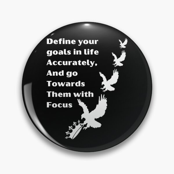 Item preview, Define Your Goals in Life accurately, And Go Towards Them With Focus t-shirt designed and sold by TamouStyle.