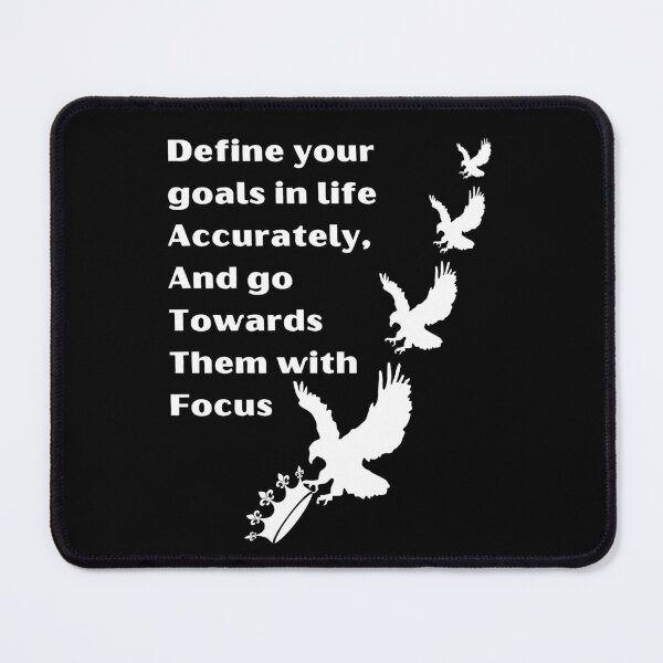 Item preview, Define Your Goals in Life accurately, And Go Towards Them With Focus t-shirt designed and sold by TamouStyle.