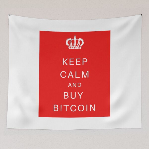 Item preview,  KEEP CALM AND BUY BITCOIN - red designed and sold by Jero-fan.