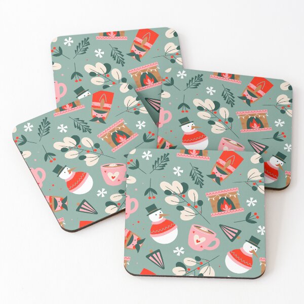 Item preview, Christmas Toys And Present In Retro Flat Christmas designed and sold by SimoCompany.