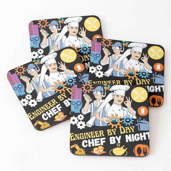 Item preview, Engineer by Day Chef by Night	 designed and sold by cravinartist.