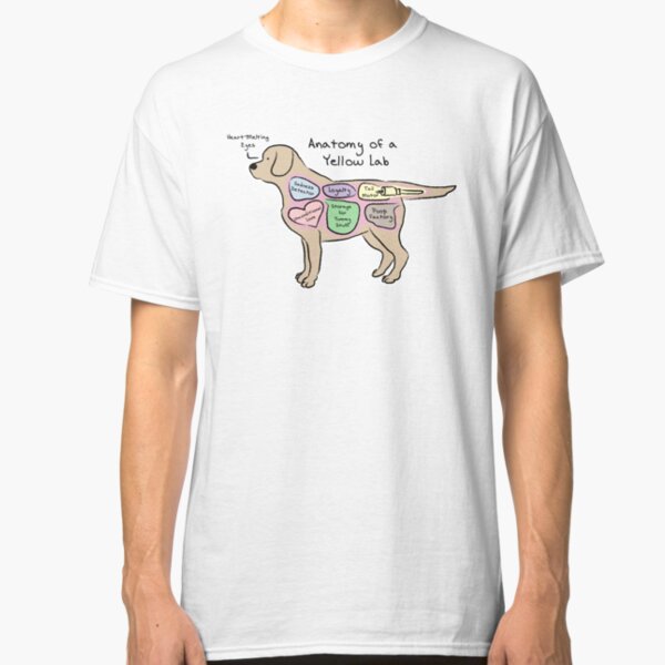 Anatomy of a Yellow Lab Classic T-Shirt